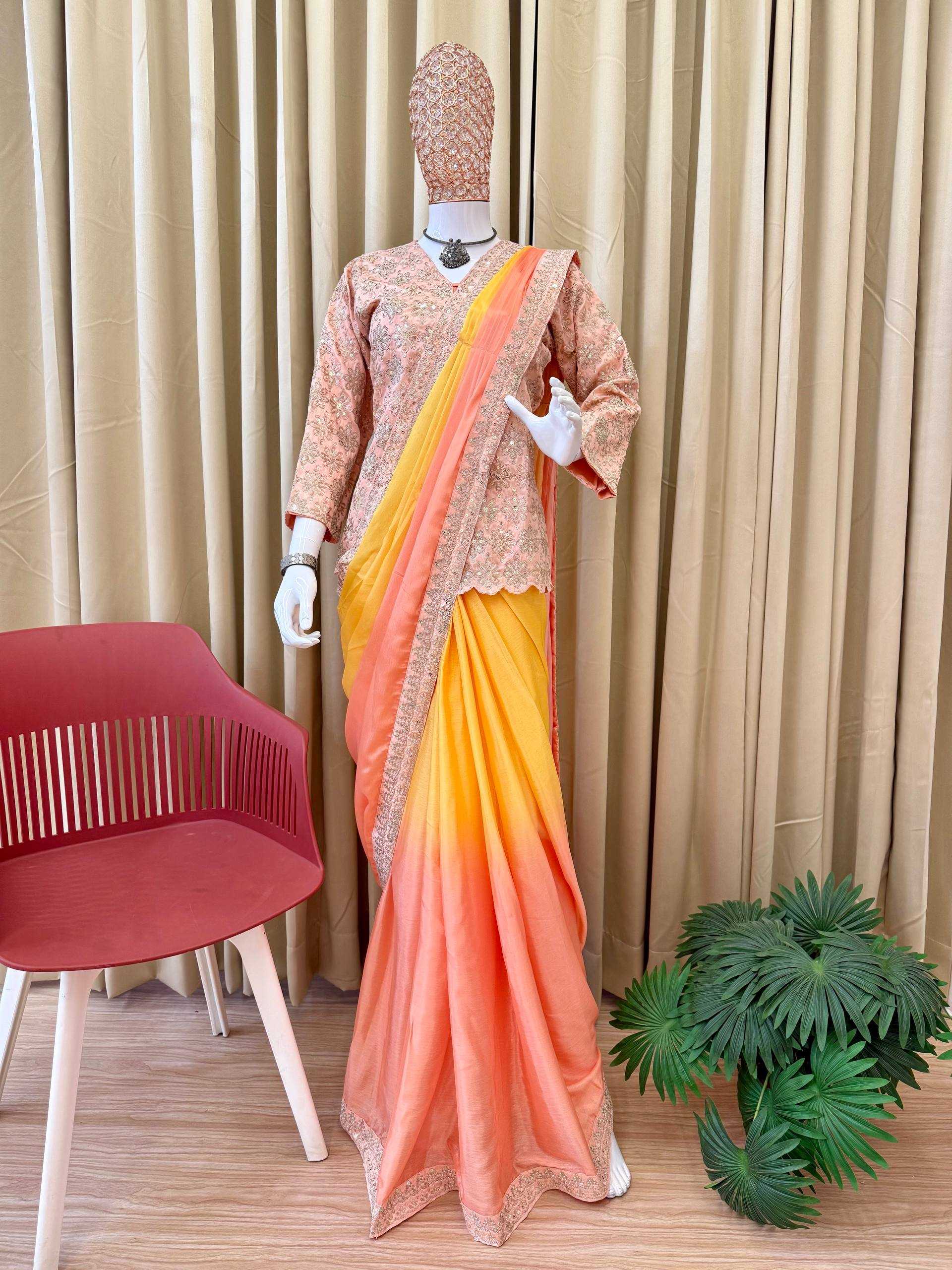 Ynf Chinon  Designer Sarees